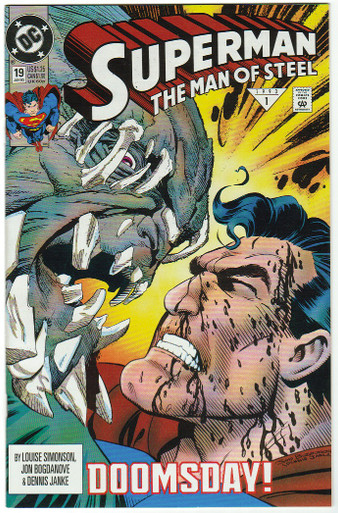 Superman Man of Steel #19 NM Front Cover
