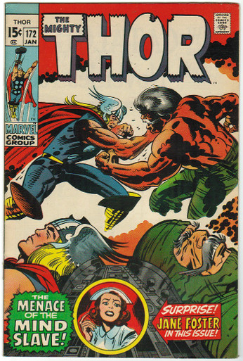 Thor #172 VF+ Front Cover
