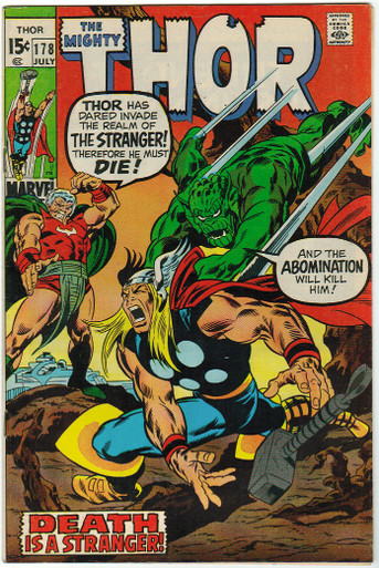 Thor #178 VF Front Cover