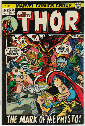 Thor #205 VG Front Cover