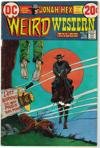 Weird Western Tales #17 VG Front Cover