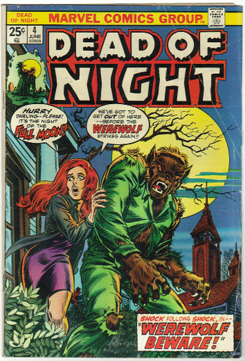 Dead of Night #4 GD Front Cover