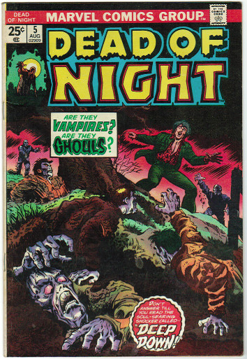 Dead of Night #5 FN Front Cover