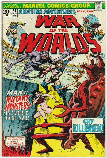 Amazing Adventures #21 FN Front Cover