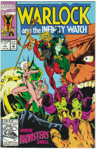 Warlock & the Infinity Watch #7 VF/NM Front Cover
