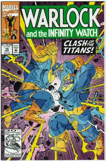Warlock and the Infinity Watch #10 VF/NM Front Cover