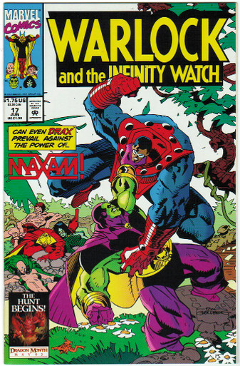 Warlock and the Infinity Watch #17 VF/NM Front Cover