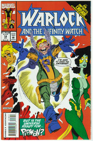 Warlock and the Infinity Watch #18 VF/NM Front Cover