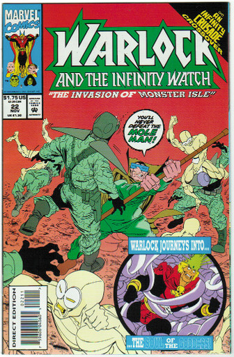 Warlock and the Infinity Watch #22 VF/NM Front Cover