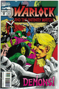 Warlock and the Infinity Watch #30 VF/NM Front Cover