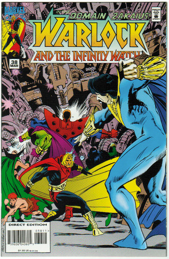 Warlock and the Infinity Watch #38 VF/NM Front Cover