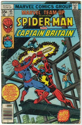 Marvel Team-Up #65 VG Front Cover