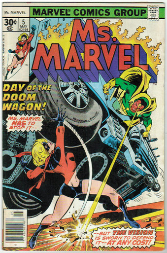 Ms. Marvel #5 VG Front Cover