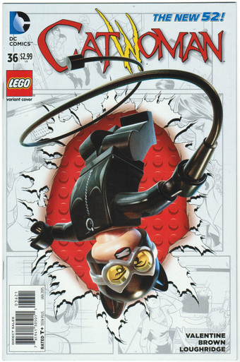 Catwoman #36 NM Lego Variant Front Cover
