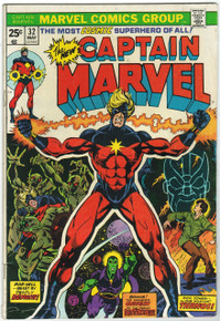 Captain Marvel #32 FN Front Cover