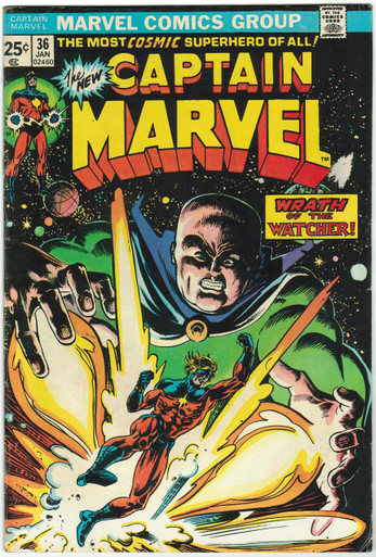 Captain Marvel #36 FN Front Cover