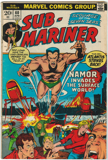 Sub Mariner #60 FN Front Cover