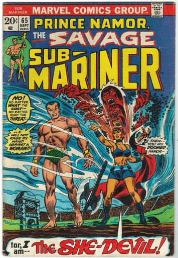 Sub Mariner #65 VG Front Cover
