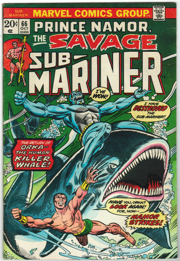 Sub Mariner #66 FN Front Cover