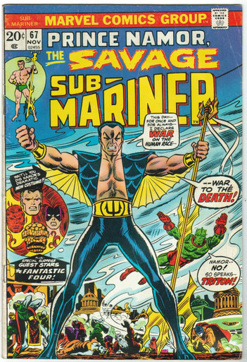 Sub Mariner #67 VG Front Cover