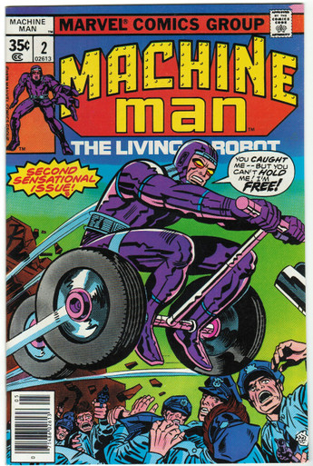 Machine Man #2 VF/NM Front Cover