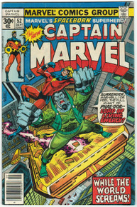 Captain Marvel #52 FN Front Cover