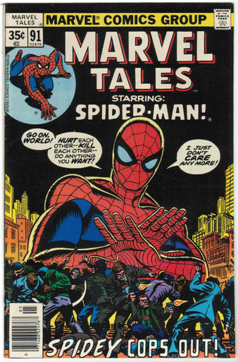 Marvel Tales #91 VF Front Cover
