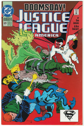 Justice League America #69 VF Front Cover