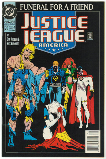 Justice League America #70 VF Front Cover