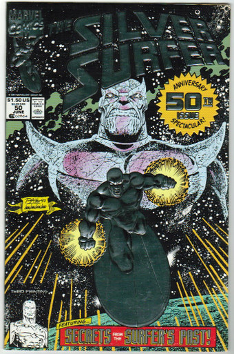 Silver Surfer #50 3rd Print VF/NM Front Cover