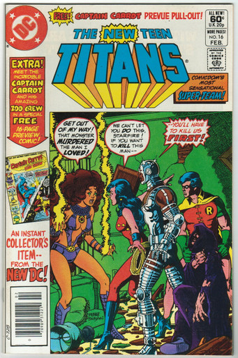 New Teen Titans #16 VF/NM Front Cover