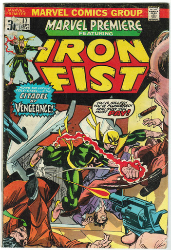 Marvel Premiere #17 VG Front Cover