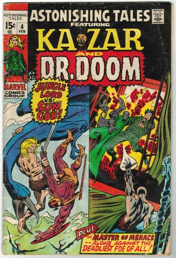 Astonishing Tales #4 GD Front Cover