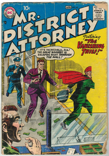 Mr District Attorney #62 FR Front Cover