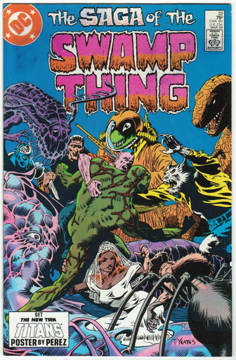 Swamp Thing Vol. 2 #22 VF/NM Front Cover