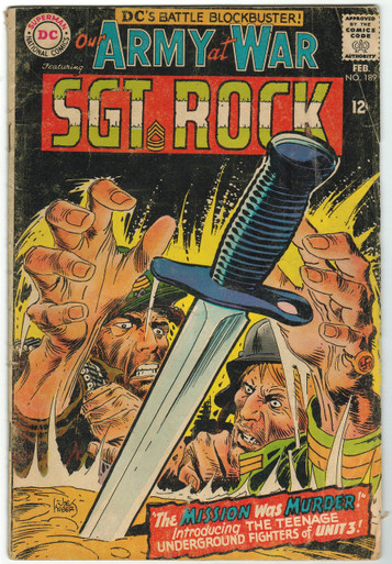 Our Army at War #189 GD Front Cover