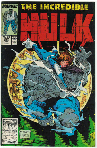 Incredible Hulk #344 VF/NM Front Cover