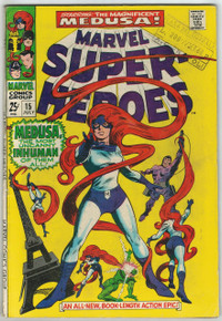 Marvel Super Heroes #15 VG+ Front Cover