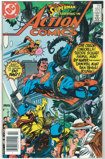 Action Comics #552 NM Front Cover