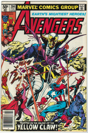 Avengers #204 VF/NM Front Cover