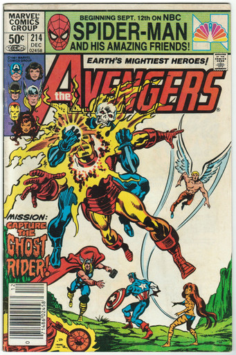 Avengers #214 VF Front Cover