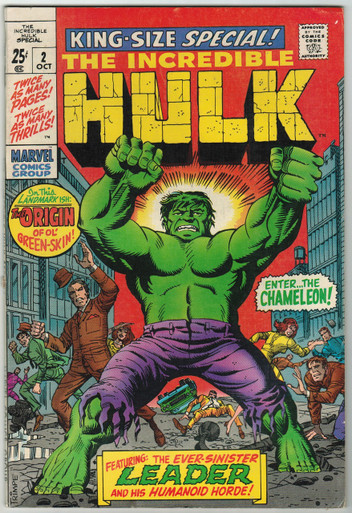 Incredible Hulk Annual #2 VF Front Cover