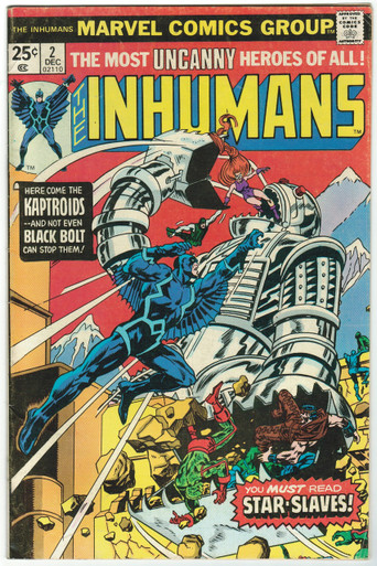 Inhumans #2 FN Front Cover