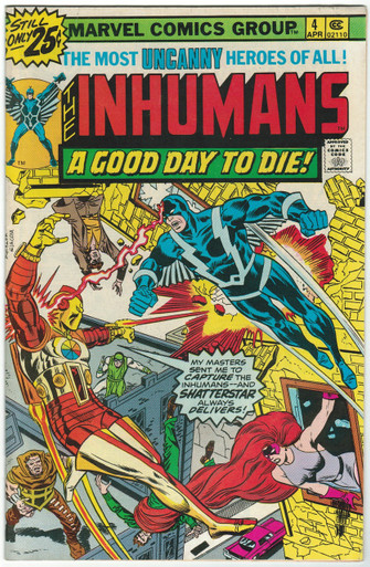 Inhumans #4 FN Front Cover