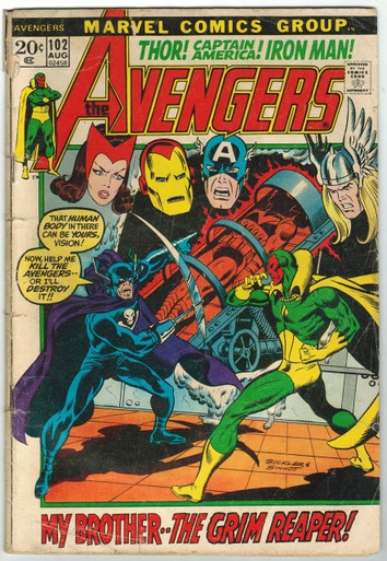 Avengers #102 GD Front Cover