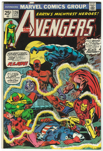 Avengers #126 VF Front Cover