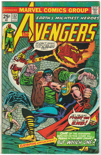 Avengers #132 FN Front Cover