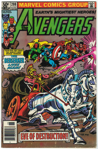 Avengers #208 FN Front Cover