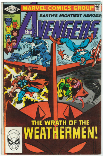 Avengers #210 FN Front Cover