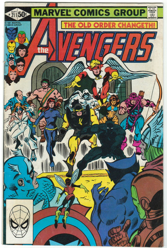 Avengers #211 FN Front Cover